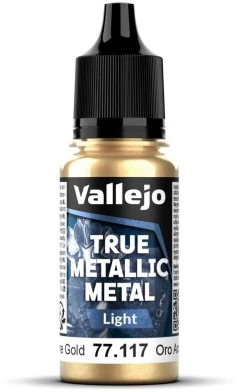Vallejo Vallejo: 77.117 - True Metallic Metal - Light - Arcane Gold (18 ml)