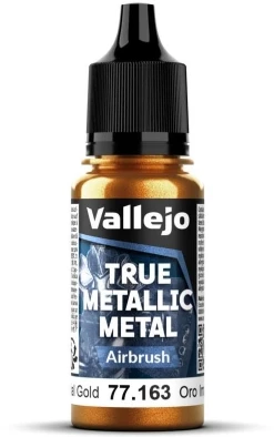 Vallejo Vallejo: 77.163 - True Metallic Metal - Airbrush - Imperial Gold (18 ml)