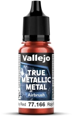 Wittmax Vallejo Vallejo: 77.166 - True Metallic Metal - Airbrush - Ruby Raudona (18 ml)