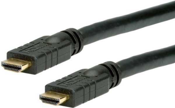 Value 14993453, 20 m, HDMI A tipo (standartinis), HDMI A tipo (standartinis), 3840 x 2160 pikselių, 3D, juodas