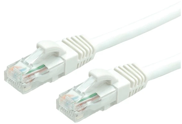Value Vertė VERTĖ - Patch- Kabelis - RJ- 45 (M) iki RJ- 45 (M) - 15 m - UTP - CAT 6a - formos, be Haken - baltas, RAL 9003 (21.99.1478)
