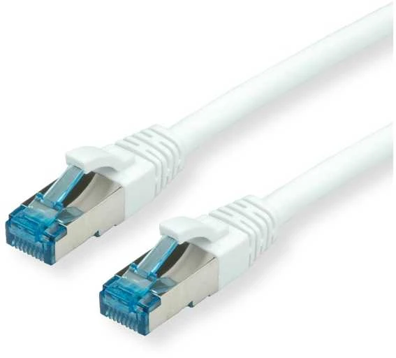 Value Vertė Patchcord Cat6a, S/FTP, LSZH, 1m, balta (1971-09-21)