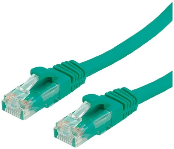 VALUE 1m UTP Cat.6a, 1 m, Cat6a, U/UTP (UTP), RJ-45, RJ-45, Žalias