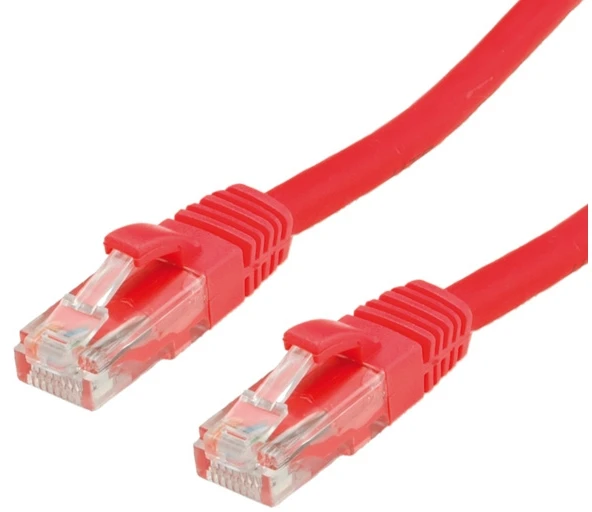 Value Vertė VERTĖ - Patch- Kabelis - RJ- 45 (M) iki RJ- 45 (M) - 20 m - UTP - CAT 6a - formos, be Haken - raudona, RAL 3000 (21.99.1429)
