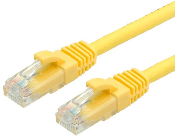 Value Vertė VERTĖ – Patch – Kabelis – RJ- 45 (M) iki RJ- 45 (M) – 20 m – UTP – CAT 6a – formos, be Haken – geltona, RAL 1004 (21.99.1439)