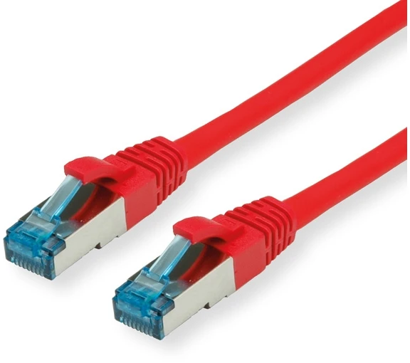 Value Vertė VERTĖ – Patch – Kabelis – RJ- 45 (M) – RJ- 45 (M) – 7 m – SFTP, PiMF – CAT 6a – presuotas, suvytas, lygus, be halogenų – raudonas (21.99.1926)
