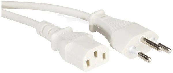 Kabelis zasilający Value PowCable IEC Conn balta (19.99.1223-50)
