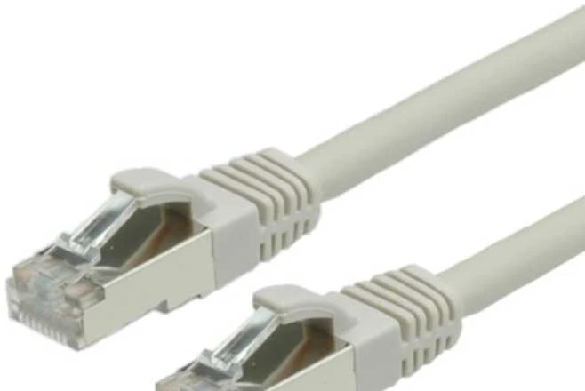 Value PatchCord, S/FTP, Kat.6, 0.5m, LSOH, pilka (21.99.0700)