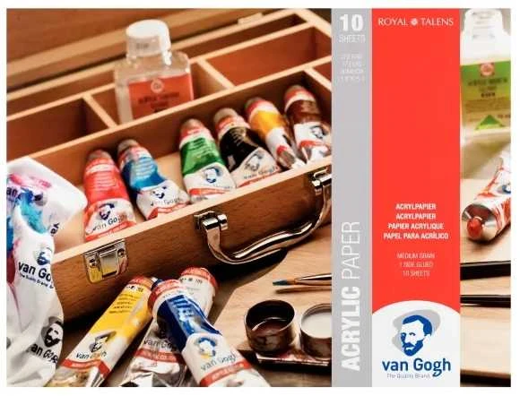 Van Gogh Van Gogo akrilinis popieriaus blokas | 30 x 40 cm, 400g, 10 lapų