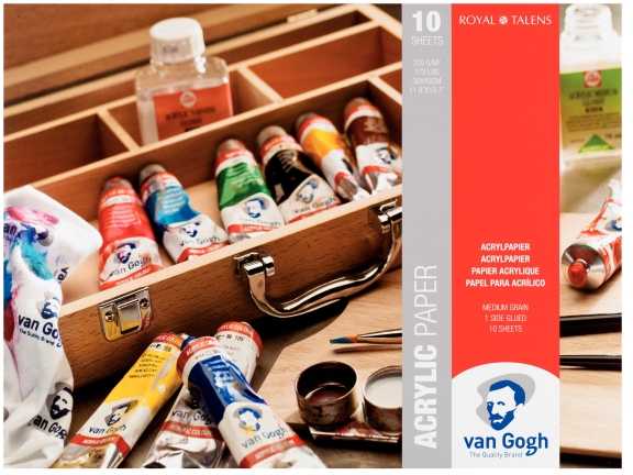 Van Gogh Van Gogo akrilinis popieriaus blokas | 30 x 40 cm, 400g, 10 lapų
