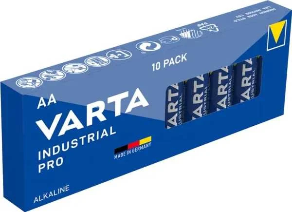 Varta 04006 211 111, Vienkartinės baterijos, AA, Šarminės, 1,5 V, 10 vnt., CE