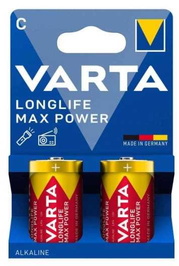 Varta 04714 101 422, LR14, Šarminės baterijos, 1,5 V, 2 vnt., Raudona, Geltona, Vokietija