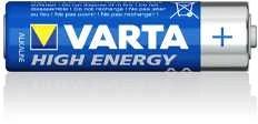 Varta 04906121418, Vienkartinės baterijos, AA, Šarminės, 1,5 V, 8 vnt., Mėlyna, Pilka