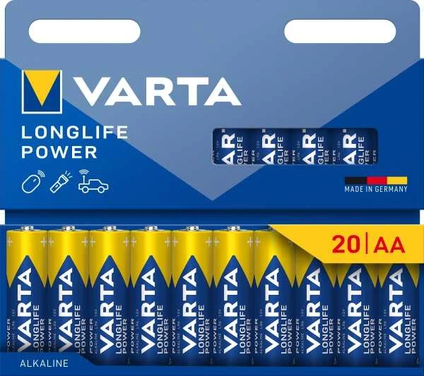 Varta Longlife Power AA baterijų rinkinys