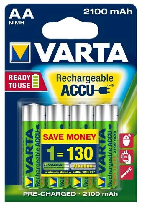 Įkraunami Elementai Varta AAA R03 1000 mAh 5703 4 vnt.