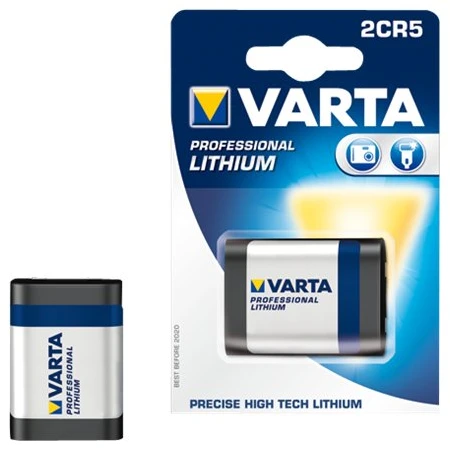 Varta Lithium 6V 2CR5 1400mAh baterija 6203, 1 vnt.