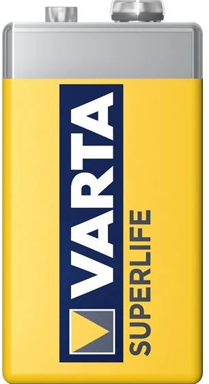 Cinko-anglies baterija 9V 6F22 Varta