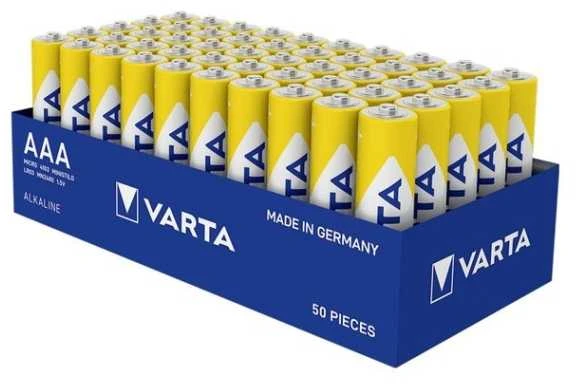 Varta 4103229395 baterijos Energy Micro AAA dėklas 50 vnt. - Baterijos