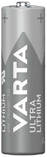 Varta 4x AA ličio, Vienkartinės baterijos, AA, Ličio, 1,5 V, 4 vnt., 2900 mAh