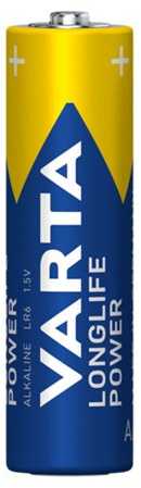 Varta Longlife Power AA, Vienkartinės baterijos, AA, Šarminės, 1,5 V, 12 vnt., 10 metų