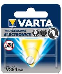 VARTA sidabrinis battery V364 (Type SR60) 1 pcs