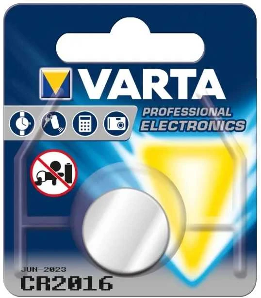 Varta CR2016 3V ličio baterija 1 vnt
