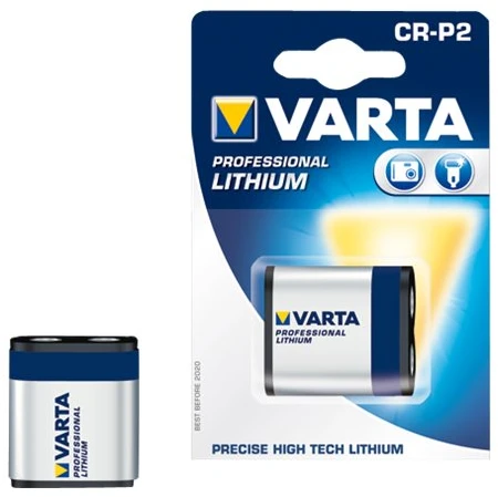 Varta Lithium 6V CR-P2 1450mAh baterija 6204, 1 vnt.