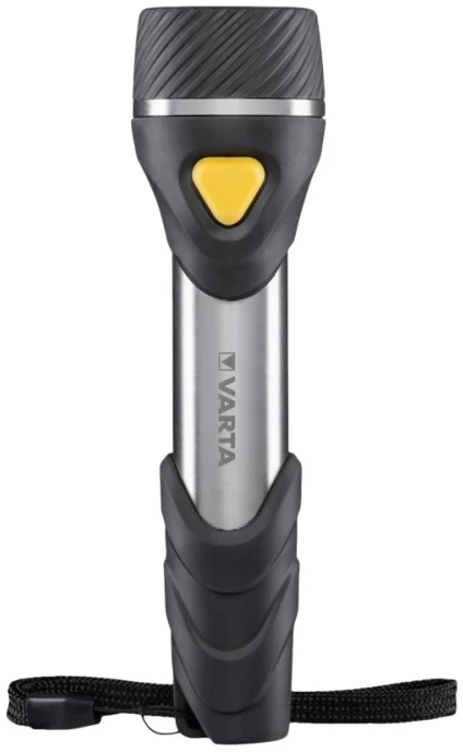 Varta Dienos šviesos multi LED F20, Rankinis žibintuvėlis, Juoda, Sidabrinė, Geltona, ABS sintetika, Aliuminis, Guma, LED, 9 lempos, 40 lm