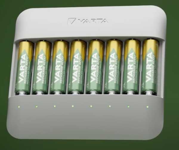 Varta Eco Charger Multi Recycled + 8 x 2100 mAh AA 57682 101 121