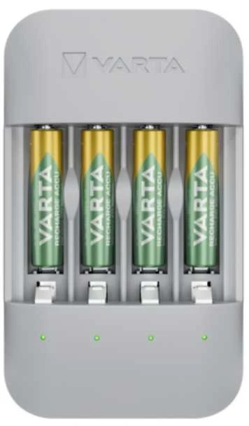 Varta Eco Charger Pro, Nikelio-metalo hidrido (NiMH), Trumpojo jungimo, AA, AAA, 4 vnt., Pridedamos baterijos