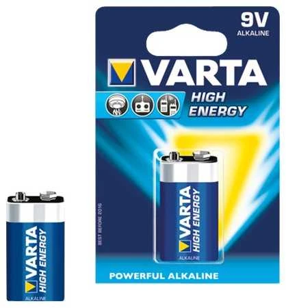 Elementas VARTA Longlife 6LR61 „krona“, šarminis (1) 1714-104 EL21