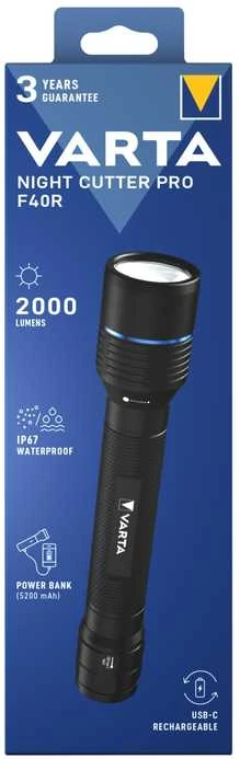 Žibintuvėlis Varta Varta Night Cutter Pro F20R prožektorius