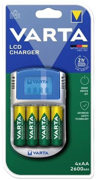 Elementų kroviklis VARTA Power LCD