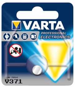 Baterija - Varta V371 Sidabro Oksidas 1.55V 9.5mm x 2.6mm 0.3g