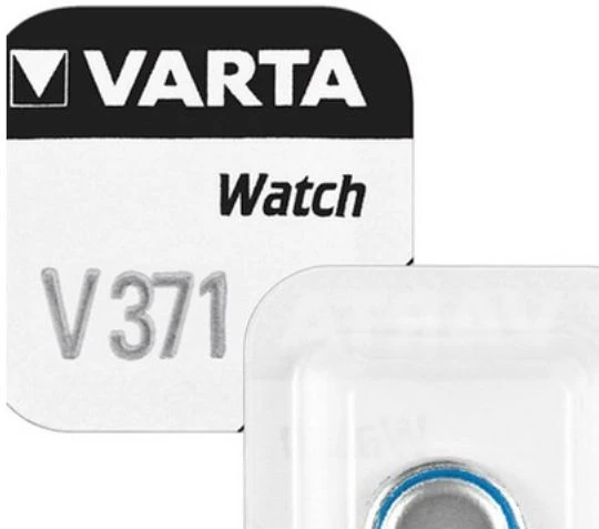 Baterija - Varta V371 Sidabro Oksidas 1.55V 9.5mm x 2.6mm 0.3g