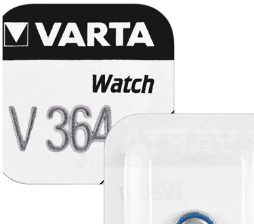 VARTA sidabrinis battery V364 (Type SR60) 1 pcs