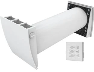 Duka Ventilation Duka One D6 vonios ventiliatorius Ø160 mm, baltas