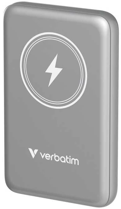 „Verbatim“ belaidis magnetinis išorinis akumuliatorius „n' Go“ 15 W 10000 mAh pilkas 32249