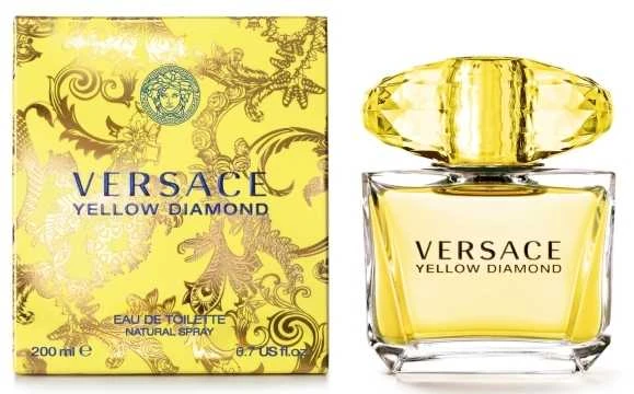 Tualetinis vanduo Versace Geltona Diamond EDT 200 ml