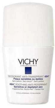 Vichy 48h Anti Perspirant Deodorant Roll On Rutulinis dezodorantas jautriai ir sudirgusiai odai, 50 ml