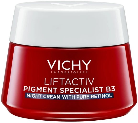 Vichy Liftactiv B3 Anti-Dark Spots Night Kreminis naktinis veido kremas nuo raušlių, 50 ml