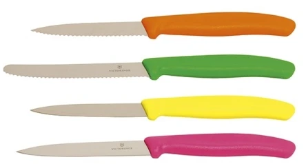 Victorinox peilių rinkinys 4 daržovių peiliai mišrių spalvų, 4 vnt./pak