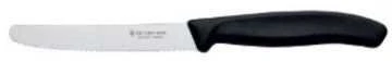 Peilis daržovėms Victorinox 6.7633, dantytas, juodas
