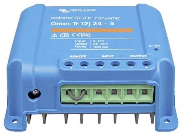 Įtampos keitiklis DC/DC 12V:12V 18A 220W Orion-Tr, galvaniškai izoliuotas, IP43, Victron Energy