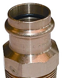 Viega Perėjimo jungtis 22 mm x 1/2'' varinė (297 961)