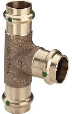 Viega Tee 22x18x22mm SAPRESS - 281380
