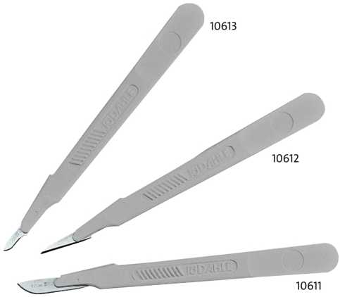 Vienkartinis precizinis skalpelis Dahle 10613, plastikinis, 145 mm, ašmenų nr. 15
