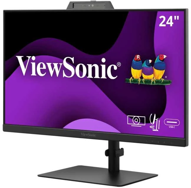 Monitorius - ViewSonic VG2441V 24 colių Full HD IPS, HDMI, USB-C, Juodas