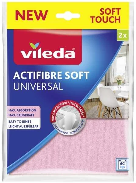 Vileda ACTIFIBRE Soft Universal Minkštas audinys 2 vnt.