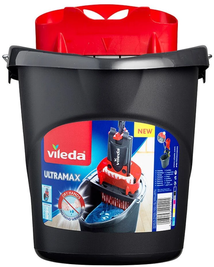 Kibiras grindų šepečiui Vileda Ultramax su nugręžimo sistema